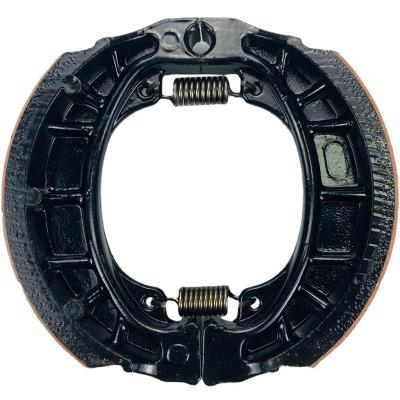 China Long Life A Class Black Motorcycle Brake Shoe OEM Service for South America / Middle East/Africa Market for sale