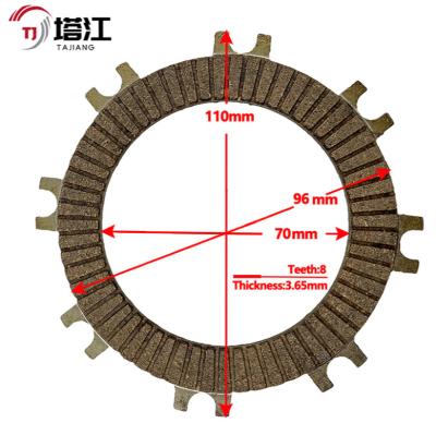 China Universal schwarzer Bolt auf Motorrad Kupplung Kits 130mm Durchmesser zu verkaufen