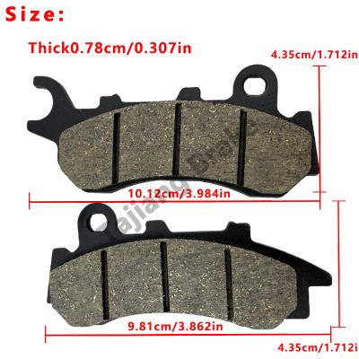 China Copper Based Long Lasting Motorcycle Brake Pad / Pulsar 180 Brake Pad for sale