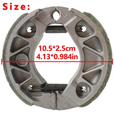 China Lang levensduur Gemakkelijk te installeren Drum Brake Shoes / 2 Wheeler Brake Shoe For Car Model Motorcycle One Stop Sourcing Te koop