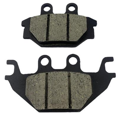 China Black Copper Easy Installation Kawasaki Motorcycle Brake Pads For Front And Rear Brakes for sale