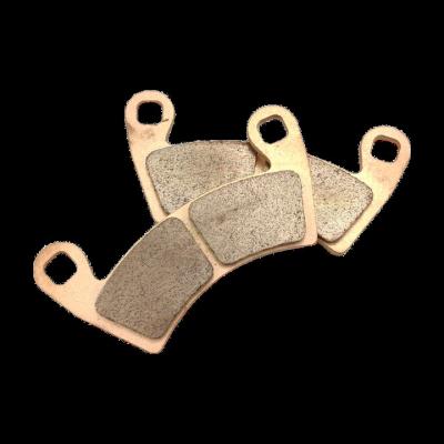 China Bolt On Harley Davidson Rear Brake Pad Replacement Slotted Heat Treated Corrosion Resistant For 1 Pair for sale