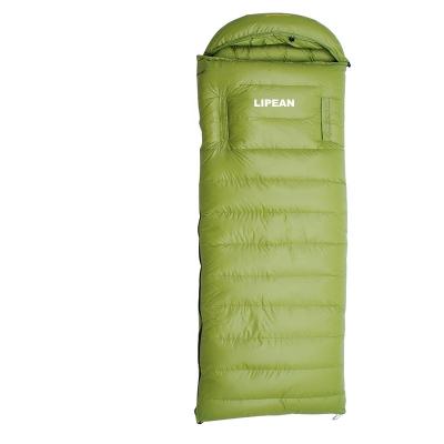 China Envelope Type 3 Season 800FP Goose Down Sleeping Bag Camping Sleeping Bag for sale