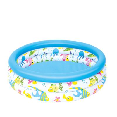 China Including 3 Equal Rings Bestway 51008 Coral Kids Pool 102x25cm Pool For Children for sale