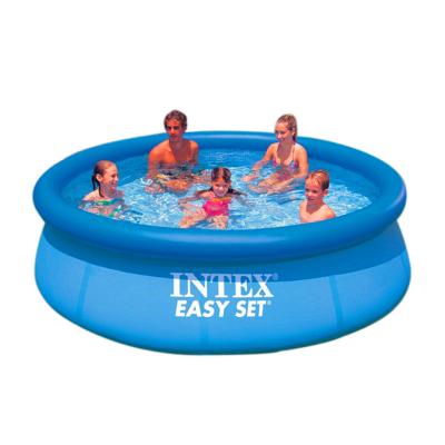 China Outdoor Swimming Pools Intex 26176 Kids Adult Inflatable Over Ground Easy Set Pool for sale