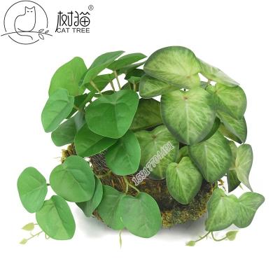 China Rustic Outdoor Vertical Fake Wall Green Duckweed Artificial Wall Hanging Plant For Home Decoration Pieces Luxury for sale