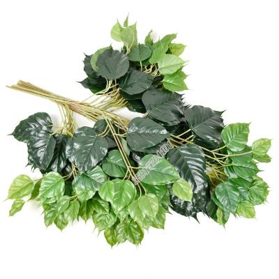 China High Quality Lifelike Realistic Real Touch/Fake Linden Tree Leaves Artificial Tree Branches For Plant Decoration for sale