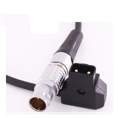 China Factory Customized 0b 2pin Camera Lemos Connector Push Pull Self-locking Fgg to D Tap Connector Cable for sale