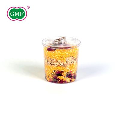 China Single Wall 4oz Round Can Shaped Cup For Dessert , Mini Snake Cake With Lid for sale