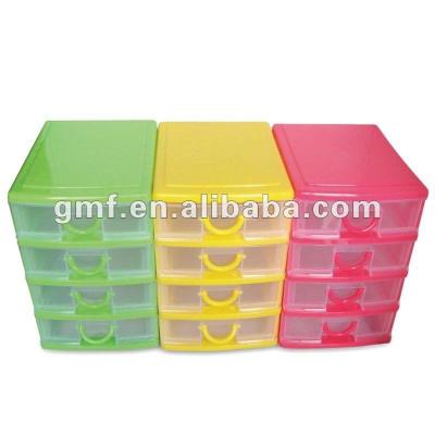 China 4 Drawer Viable Plastic Storage Box Plastic, PP GB27/GB32/GB33/GB34 for sale