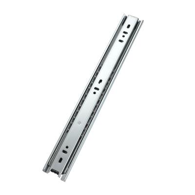 China Hot-selling RTS 4508 3 Channel Soft Closing Cabinet Drawer Slide Telescopic Fold+Full Extension Ball Bearing for sale