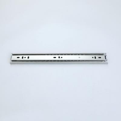 China Hot-selling RTS 4509 3 Channel Soft Closing Cabinet Drawer Slide Telescopic Fold+Full Extension Ball Bearing for sale