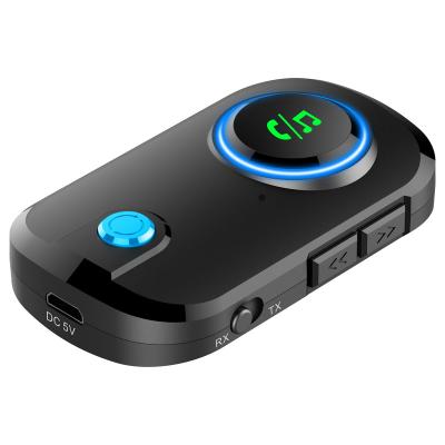 China New design stereo radio 2 in 1 music receiver and transmitter bluetooth receiver for sale