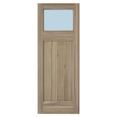 China Plain modern luxury solid wood simple bedroom design teak wood door for interior for sale