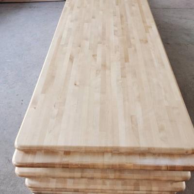 China New Modern Solid Wood Panel Birch Panel Work Top Wood Worktop for sale