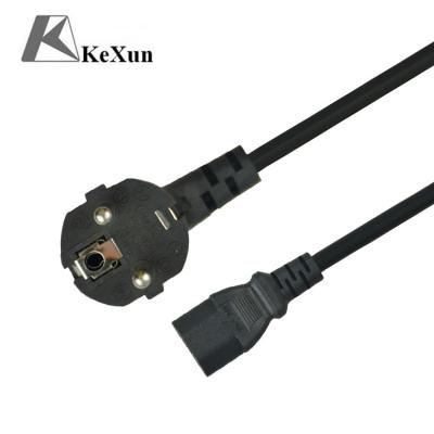 China Good Home Appliance Price EU Plug AC Cord EU To IEC Cable C13 To Female Power Cord 1.8m 1.5m Power Cord for sale