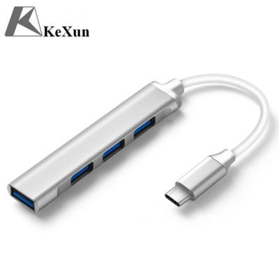 China 2.0 Type C 3.1 4 Splitter USB HUB USB C HUB 3.0 Left Type C Multi For Macbook Pro iMac PC Laptop Notebook Accessories K062 for sale