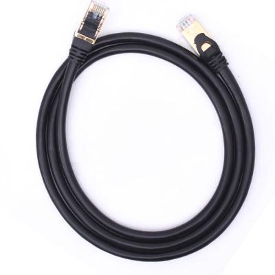 China Dual Shielded Ethernet Patch Lan Cable SSTP CAT 7 Network K056 Twisted Pair Cat6a Cat7 Ethernet Cable CAT7 Outdoor Dual Shielded Network for sale