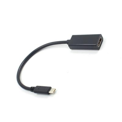 China Camera USB 3.1 Type C to HDTV Adapter Cable Male to USB-C Female to HD Compatible 1080P Converter Adapter Cable 0.2m for sale