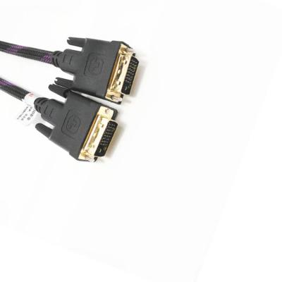 China Dual DVI-D Computer Link 24+1 DVI to DVI Monitor Adapter Cable Male to Male 1.5m 2m 3m 5m 10m 15m 20m for sale