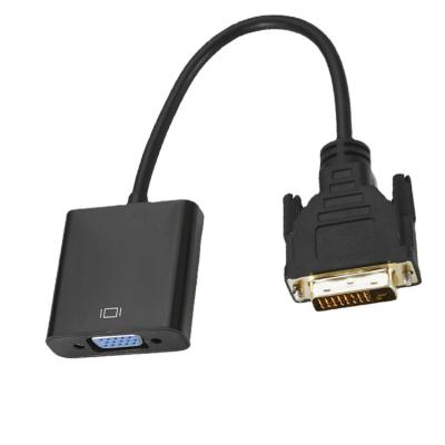 China COMPUTER DVI to VGA cable DVI 24+5 male to VGA converter HD 1080p 60HZ dvi to VGA adapter male to female dvi to VGA cable for sale