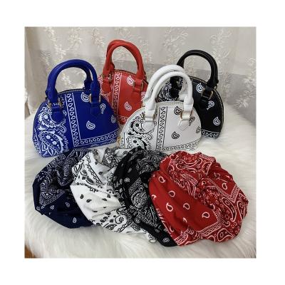 China 2021 GMP Bandana Purse Beanie Hat Luxury Paisley Bandana Hat Set Wholesale Slouchy Copy Bags Women Handbags for sale