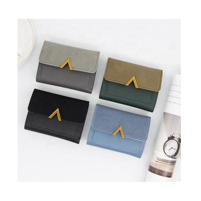 China None 2021 Cheapest Female The Latest Fashion Short Wallet Coin Wallet Card Ladies Short Wallets And Purses for sale