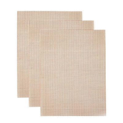 China Non-stick Fiberglass Mesh Mat For Grill Mat Manufacturer Wholesale Baking Glass for sale