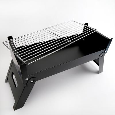 China Wholesale High Quality Adjustable Height BBQ Charcoal Portable Stainless Steel Folding Grill For Outdoor for sale