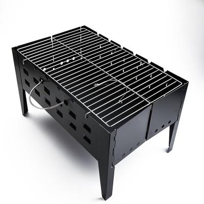 China Factory Sale Wholesale Price High Quality Folding Size Folding Grill Adjustable Hot Camping Grill for sale