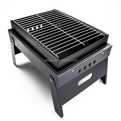 China Adjustable Height Hot Sale Camping Kitchen Stainless Steel Portable Outdoor Barbecue Grills Charcoal for sale