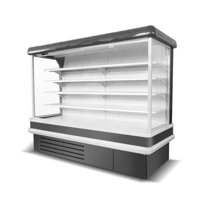 China Single-temperature supermarket refrigerator freezer refrigerated top display cabinet multideck refrigerator for sale