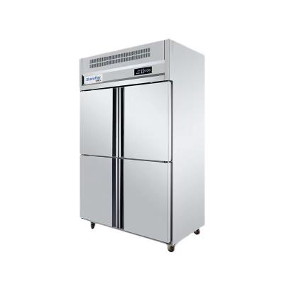 China New Xinmeng 2022 Refrigerator Double-temperature Kitchen Commercial Refrigeration Equipment 4 Door Upright Freezer for sale