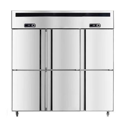 China Double-temperature Factory Sale Directly Large Capacity Manufactures 6 Door Refrigerator Kitchen for sale