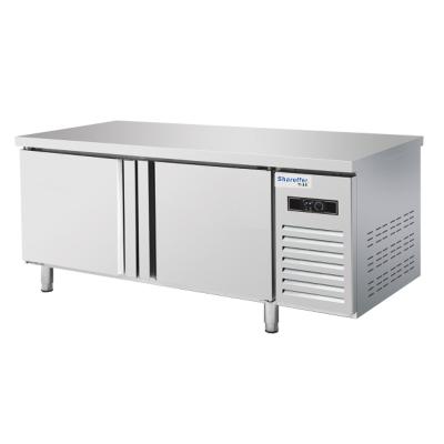 China Single-temperature Commercial XMen Kitchen Hotel Equipment Stainless Steel Refrigeration Work Table Workbench Freezer for sale