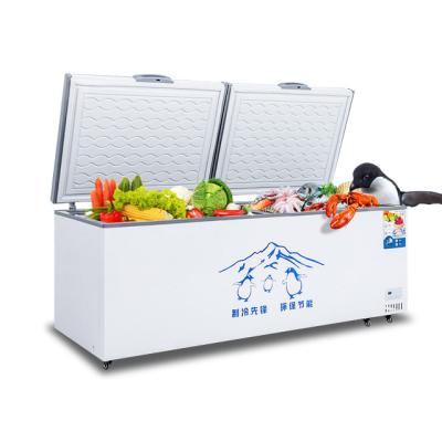 China Ice Cream Horizontal Freezer Refrigeration Single-temperature Supermarket Raw Freezer Refrigerator Freezer for sale