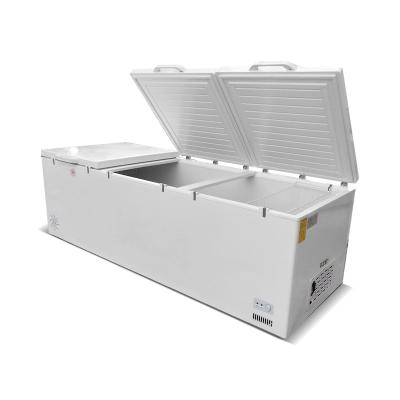 China Horizontal Single-temperature Supermarket Freezer Refrigeration Ice Cream Freezer Meat Freezer for sale