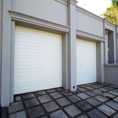 China Standard size aluminium sectional garage door with remote control for sale