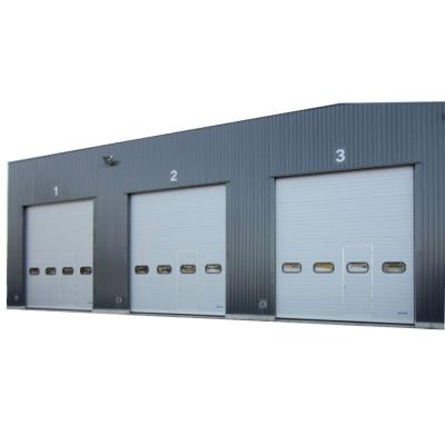 China Standard size electric sectional industrial garage door for sale