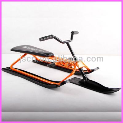 China Upgraded Steering Steerable Snow Scooter Bike Racer For Adult for sale