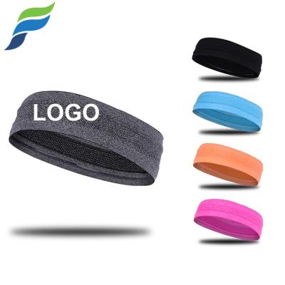 China Fitness Fashion Tennis Headband Sporty Super Soft Stretchy Headband For Sports for sale