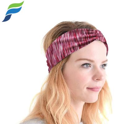 China Custom Made Athletic Build Stretch Brand Athletic Headbands Sport for sale