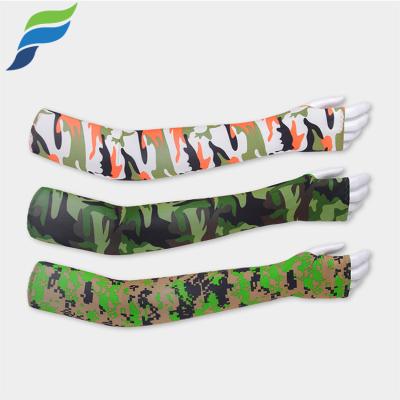 China Breathable White Bike Sublimation Arm Sleeve Protective Camouflage for sale