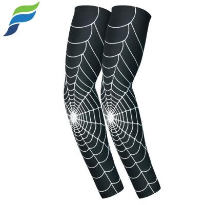 China Breathable Fitness Arm Spandex Wholesale Sports Running Compression Elbow Sleeves for sale