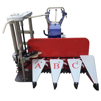 China Mini Rice Paddy Cutting Machine Grain Harvest Binding Wheat Reaper For Sale for sale