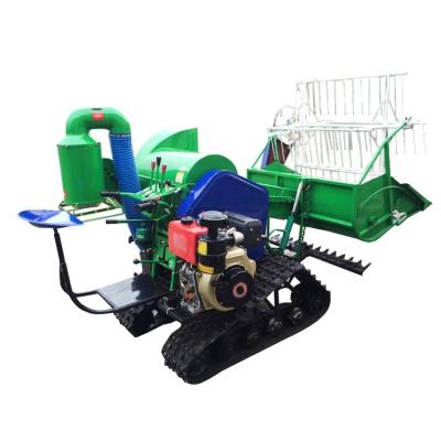 China Rice Tender Rice Harvesting Machine Mini Small Combined Rice Harvester Machine for sale