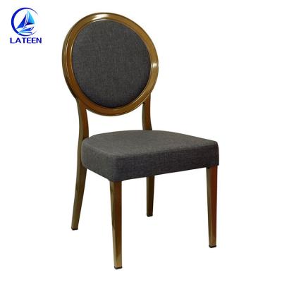 China Woodlike Hotel Wholesale Classic Furniture Luxury Wooden Round Back Louis Chair for sale