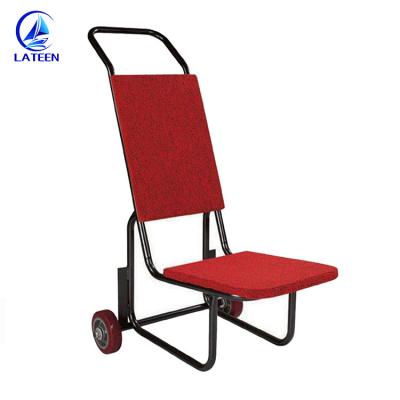 China High Quality Hotel Trolley Hotel Iron Chair Trolley Stacking Chair Trolley for sale