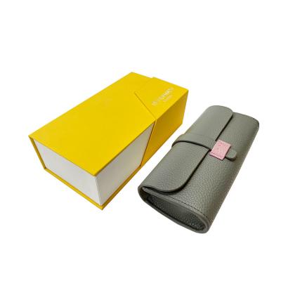 China Durable Hot Selling Custom Logo Sunglass Case Folding Glasses Eye Wear Packaging Box for sale