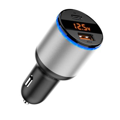 China China-chic New Dual Output Fast Charging 65W In Car USB Charger For iPhone Android Mobile Phone Tablet Notebook for sale